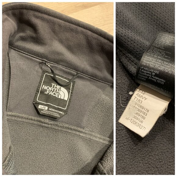 The North Face Apex Bionic Jacket Men's Large L Navy Blue Fleece Lined WindWall - Picture 3 of 8